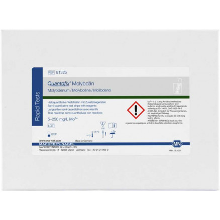 QUANTOFIX MOLYBDENE 0-250MG/L BANDELETTES 91325 - 100 TESTS
