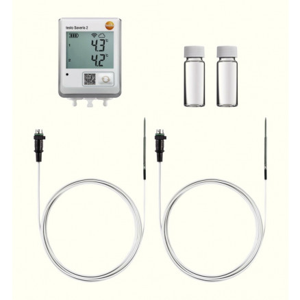 ENREGISTREUR TESTO SAVERIS 2-T2 2 SONDES CTN & 2 FLACONS PR GLYCOL