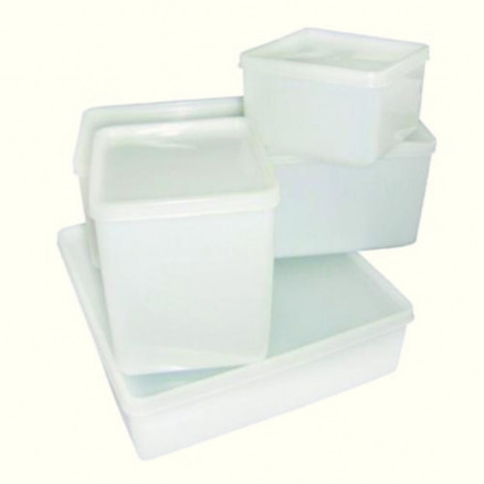BOITE DE STOCKAGE AVEC COUVERCLE HERMETIQUE  DIM. 103X103X127MM - 1L