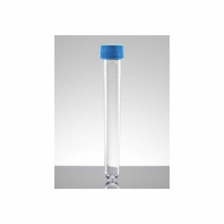 TUBES EN PS A FOND ROND 8ML FALCON STERILES CAP.BLEU 13X100MM - X1000
