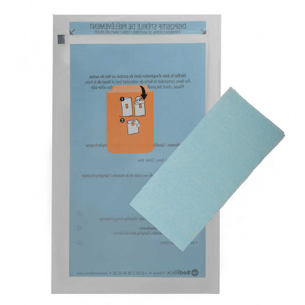 CHIFFONNETTES NON TISSEES SAC PREDEC. EPT+NEUTR + ETIQUETTE -X140