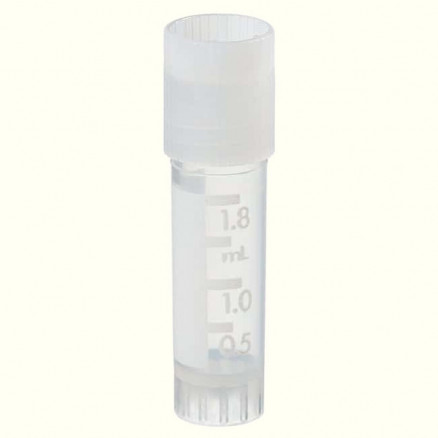 CRYOTUBE 2ML FOND CONIQUE  A JUPE STERILE + BOUCHON A VIS - PACK X100