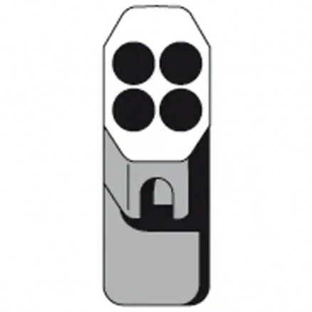 PORTOIR POUR 2 TUBES DIAMETRE 26mm