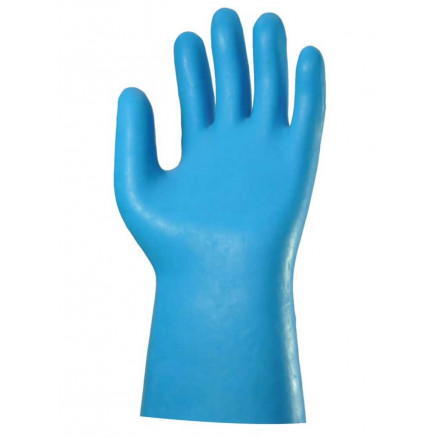 GANT LATEX BLEU SUR JERSEY COTON TAILLE M - SACHET DE 10