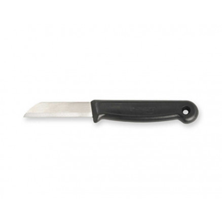 COUTEAU DE LABORATOIRE NOIR LAME LISSE 60MM - PACK X10