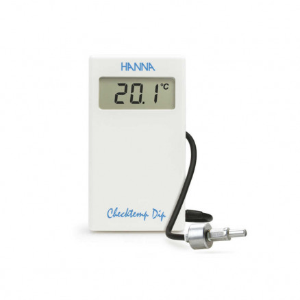 THERMOMETRE CHECKTEMP DIP AVEC SONDE LESTEE IP65 - CABLE 3 METRES
