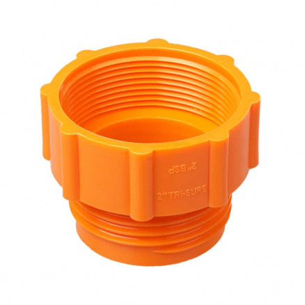 ADAPTATEUR FILETE EN PP EXT/INT 2" ORANGE