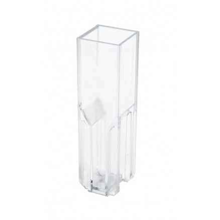 CUVETTE D'ECHANTILLON RECTANGULAIRE EN PS 1,5ML - TRAJET OPT.10MM -X100