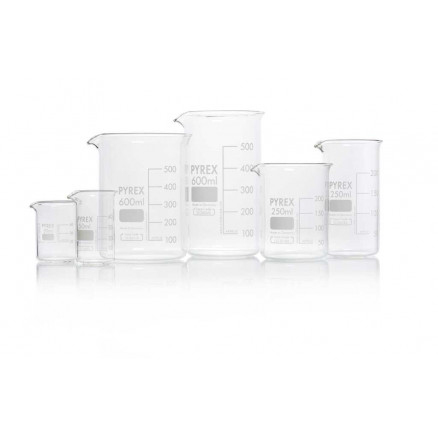 BECHER A BEC FORME BASSE PYREX 150ML - PACK X10