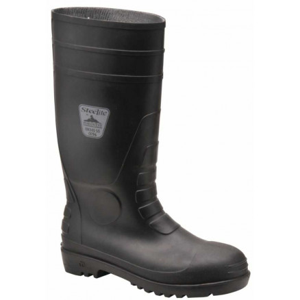 BOTTES  DE SECURITE WELLINGTON PORTWEST WORK FW95 NOIR T.45-PAIRE