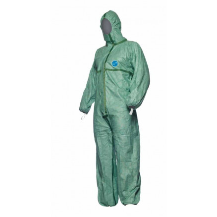 COMBINAISON TYVEK A CAPUCHE VERTE TAILLE XXL - PAR X 25