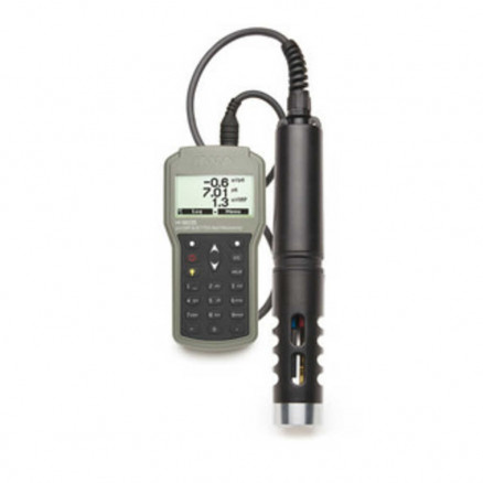 MULTIPARAMETRE PORTABLE HI98195 PH/REDOX/EC, ETANCHE, CABLE 4M