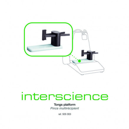 PINCE MULTI-RECIPIENT DIAM. 10-60MM AVEC PLATEAU  POUR DILUFLOW