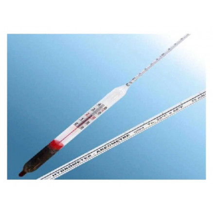 DENSIMETRE 0.700-0.800 - 0,001G/ML TEMP.20°C - AVEC THERMOMETRE - X 10