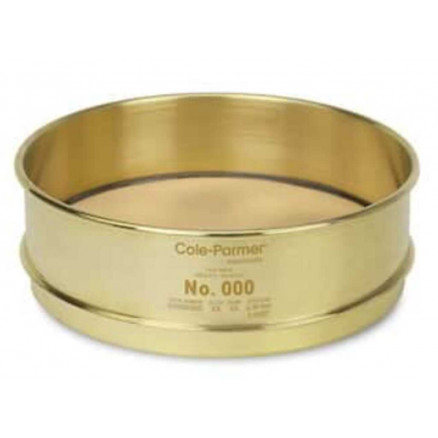 TAMIS D'ESSAI EN LAITON 20 MAILLES DIAMETRE 8"