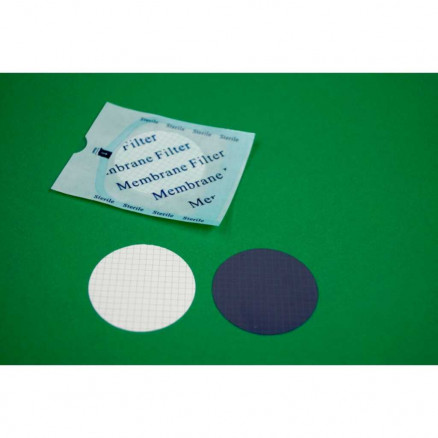 MEMBRANES MCE STERILE NOIRES P.0.45µM - D.47MM - PACK X100