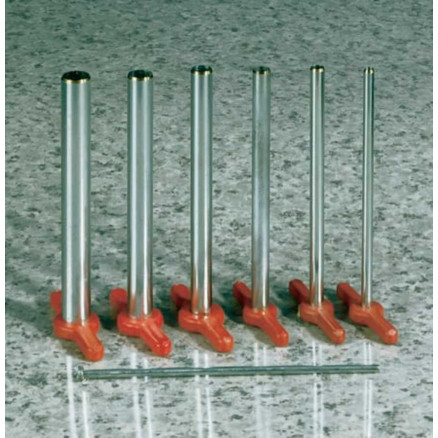 KIT DE 6 PERCES-BOUCHON EN LAITON TAILLES : 4, 5, 7, 9, 10 ET 12 MM