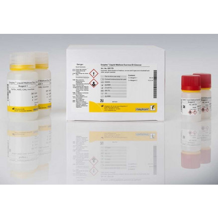 ENZYTEC LIQUIDE MALTOSE / SUCROSE / D-GLUCOSE - PACK X 50 TESTS