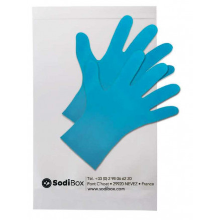PAIRE DE GANTS BLEU STERILES AMBIDEXTRES -TAILLE L (8-9) - X350