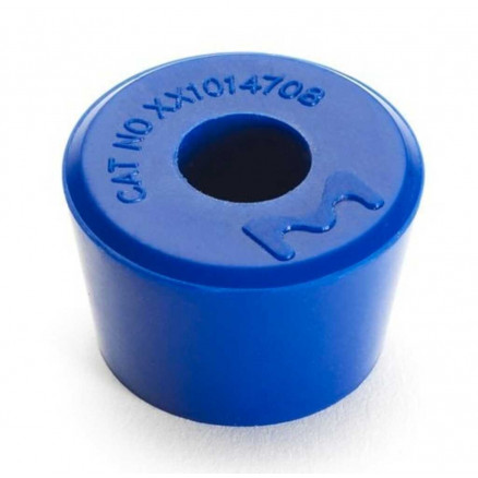BOUCHON SILICONE N°8 PERFORE POUR FILTRATION SOUS VIDE - PACK X5
