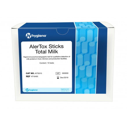 ALERTOX STICKS ALLERGENES LAIT TOTAL - PACK X10