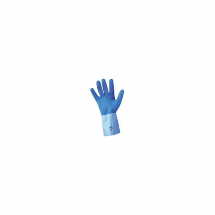 GANT LATEX BICOLORE BLEU SUR JERSEY EP.1,4MM TAILLE XL - X 10 PAIRES