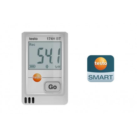 MINI-ENREGISTREUR TESTO 174H BT -20°C A +70°C HUMIDITE 0 A 100 %HR