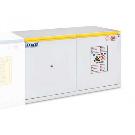 ARMOIRE SOUS PAILLASSE ANTI-FEU 90MN 2 PORTES L.1090XP520XH720MM