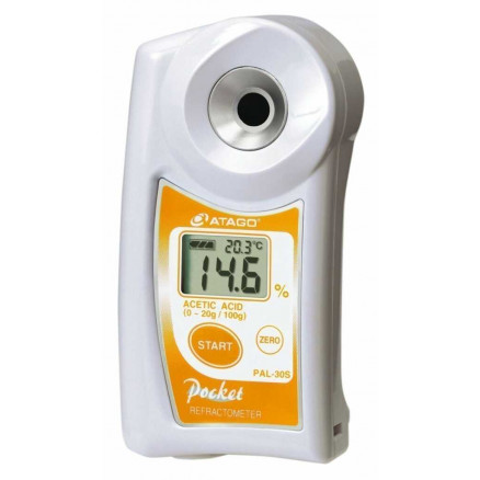 REFRACTOMETRE ACIDE ACETIQUE 0.0-20.0% - PAL-30S