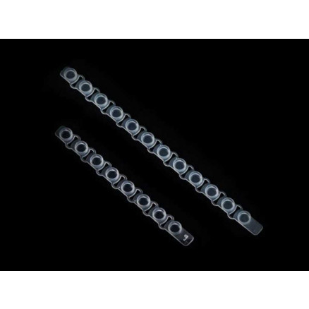 BOUCHON PP TUBE PCR EN BANDE X8 AMPQLEAR - CAP.0,2ML  - PACK X125
