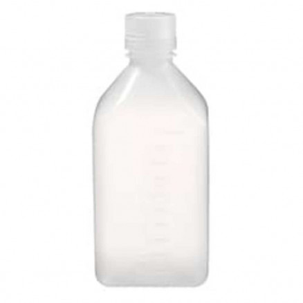 FLACON CARRE EN POLYPROPYLENE COPOLYMERE - 1L - PACK X6