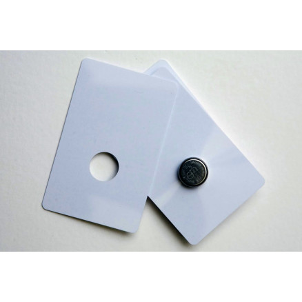 CARTE PVC POUR THERMO ET HYGRO BOUTON
