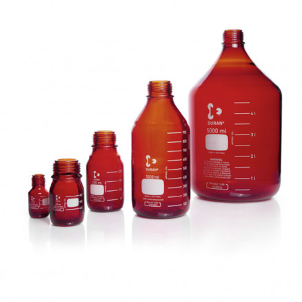 FLACON BRUN 2L VERRE DURAN GL 45 SANS BOUCHON-P.10