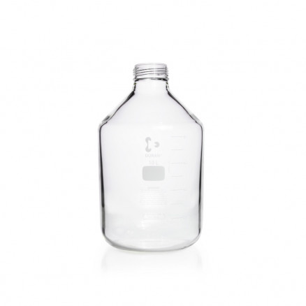 FLACON CLAIR 10L VERRE DURAN GL 80 SANS BOUCHON