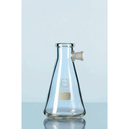 FIOLE A VIDE FORME ERLEN AVEC TUBULURE 250ML PAR 10 - DURAN