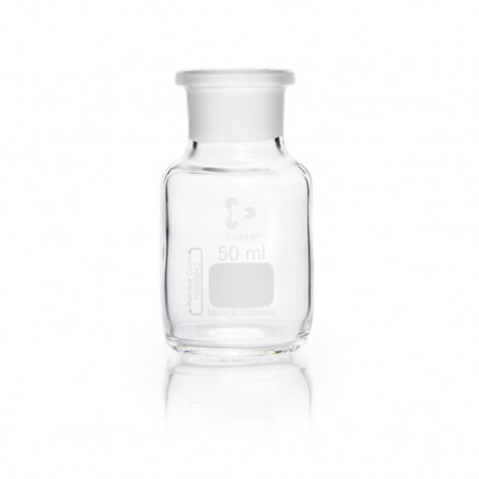 FLACON VERRE DURAN COL LARGE NON BOUCHE 50ML CN24/20 -X10