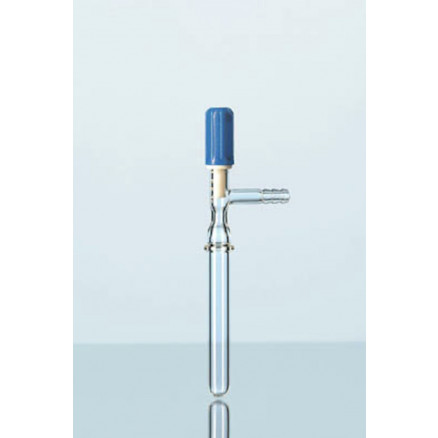 ROBINET D'ARRET EN VERRE POUR DESSICCATEUR DURAN POINTE PTFE