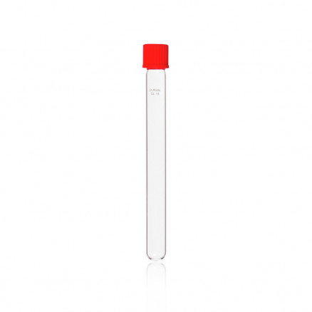 TUBE DE CULTURE VERRE DURAN D.18X180MM & CAPE A VIS -P.50