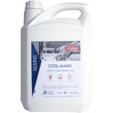 CREME LAVANTE DESINFECTANTE STERIL MAINS - PACK 6X 500ML