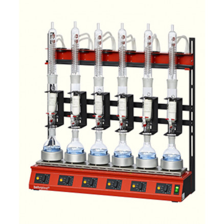 EXTRACTEUR SOXHLET 6 POSTES AVEC ROBINET R106 S