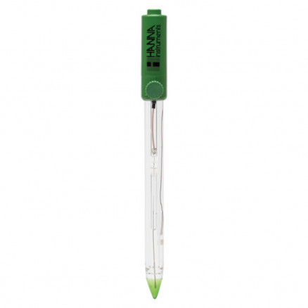 ELECTRODE HANNA HI1053B, VERRE -, FICHE BNC, CABLE 1M