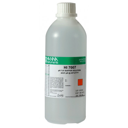 SOLUTION TAMPON HANNA PH 7,01 INCOLORE - 500ML