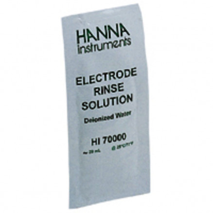 SOLUTION DE RINCAGE HANNA HI70000P - 25 SACHETS DE 20ML