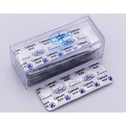 REACTIF ACIDE CYANURIQUE CYS - BOITE DE 100 PASTILLES