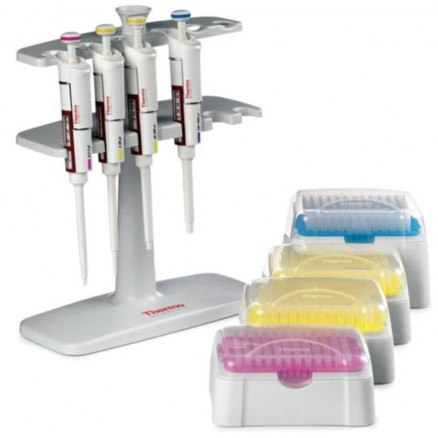 FINNPIPETTE F1 GLP-KIT2 AVEC 4 MICROPIPETTES 0,2-1000UL