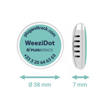 WEEZIDOT TEMPERATURE+HUMIDITE BLUETOOTH -40/+85°C - 0/100%