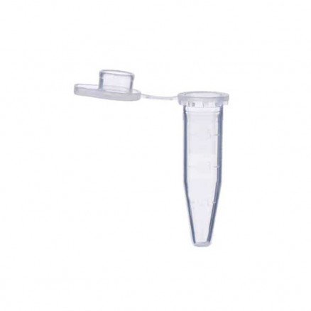 MICROTUBE 0,5ML EN PP + CAPUCHON RABATTABLE NON STERILE PACK X1000