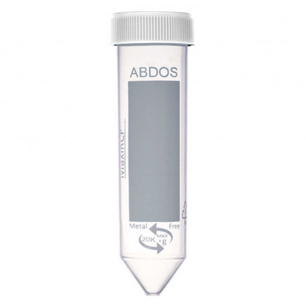 TUBE A CENTRIFUGER FOND CONIQUE PP METAL FREE 50ML NATUREL PACK X500