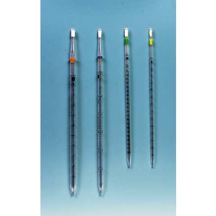 PIPETTE STERILE 10ML EN 1/10E SOUS SACHET 25 - CARTON 500