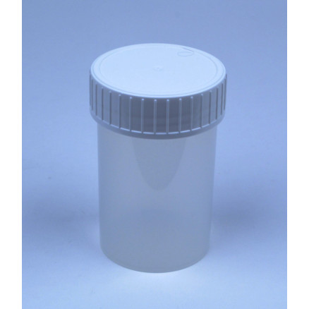 FLACON PP ASEPTIQUE 200ML BOUCHON BLANC - PAR X 300